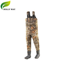 Camo Neopren Gummi -Stiefel Brustwader